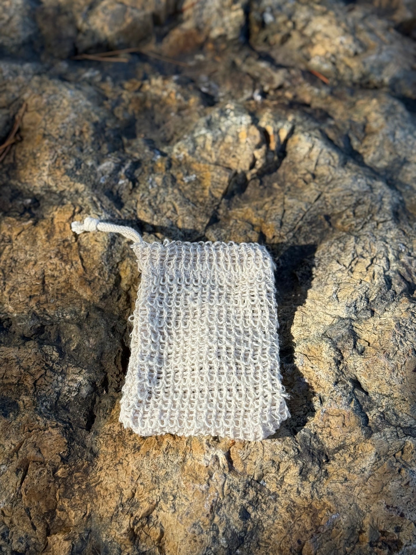 Mesh Sisal soap saver bag